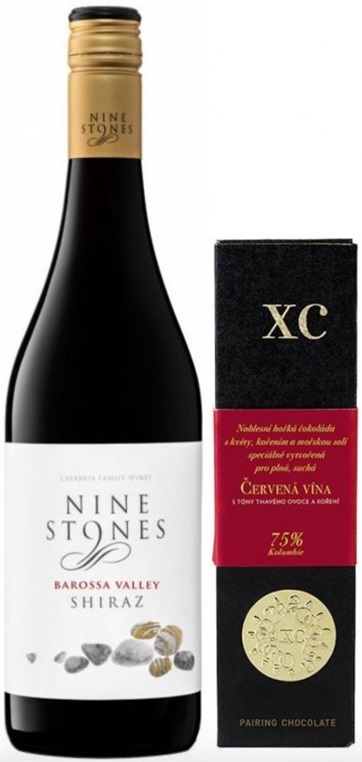 Nine Stones Shiraz a čokoláda